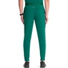 Cherokee Infinity Mens Mid Rise Jogger Scrub Pants with 4 Pockets(Hunter)