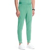 Cherokee Infinity Mens Mid Rise Jogger Scrub Pants with 4 Pockets(Matcha Latte)