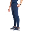 Cherokee Infinity Mens Mid Rise Jogger Scrub Pants with 4 Pockets(Navy)