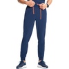 Cherokee Infinity Mens Mid Rise Jogger Scrub Pants with 4 Pockets(Navy)