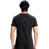 Cherokee Infinity Mens Scrubs Top V Neck Partial Zip with 2 Pockets(Black)