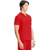Cherokee Infinity Mens Scrubs Top V Neck Partial Zip with 2 Pockets(Fire Bird)