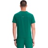 Cherokee Infinity Mens Scrubs Top V Neck Partial Zip with 2 Pockets(Hunter)