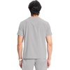 Cherokee Infinity Mens Scrubs Top V Neck Partial Zip with 2 Pockets(Vapor)