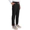 Cherokee Infinity Straight Leg Mens Scrub Pants Zip Fly 6 Pockets(Black)