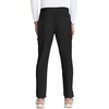 Cherokee Infinity Straight Leg Mens Scrub Pants Zip Fly 6 Pockets(Black)