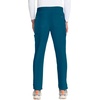 Cherokee Infinity Straight Leg Mens Scrub Pants Zip Fly 6 Pockets(Caribbean Blue)