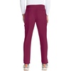 Cherokee Infinity Straight Leg Mens Scrub Pants Zip Fly 6 Pockets(Wine)