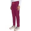 Cherokee Infinity Straight Leg Mens Scrub Pants Zip Fly 6 Pockets(Wine)