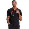 Cherokee Infinity V Neck Men’s Scrub Top 1 Pocket Classic Fit(Black)