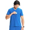 Cherokee Infinity V Neck Men’s Scrub Top 1 Pocket Classic Fit(Royal)
