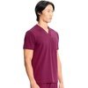 Cherokee Infinity V Neck Men’s Scrub Top 1 Pocket Classic Fit(Wine)