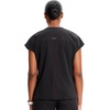 Cherokee Infinity Womens Scrub Top Round Neck 3 Zip Pockets(Black)
