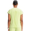Cherokee Infinity Womens Scrub Top Round Neck 3 Zip Pockets(Green Energy)