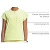 Cherokee Infinity Womens Scrub Top Round Neck 3 Zip Pockets(Green Energy)