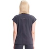 Cherokee Infinity Womens Scrub Top Round Neck 3 Zip Pockets(Pewter)