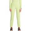 Cherokee GNR8 Women’s Cargo Scrub Pants Tapered Leg Pull-On Drawstring(Green Energy)