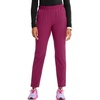 Cherokee GNR8 Women’s Cargo Scrub Pants Tapered Leg Pull-On Drawstring(Wine)