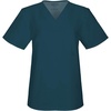 Cherokee Ww Flex with Certainty Unisex Big V-Neck Top(Caribbean Blue)