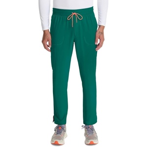 Cherokee Infinity Straight Leg Mens Scrub Pants Zip Fly 6 Pockets(Hunter)