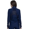 Cherokee Form Warm Up Scrub Jacket for Women Zip Front Mock Neck(Navy)